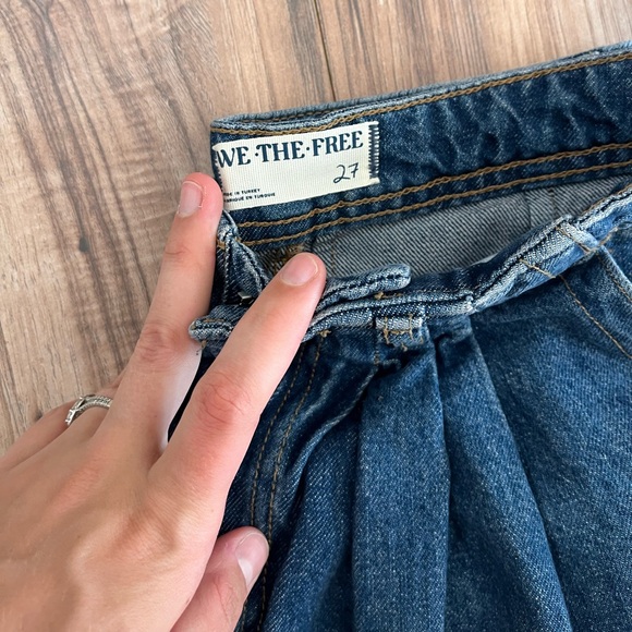 Free People Equinox Denim Trousers - Picture 3 of 4